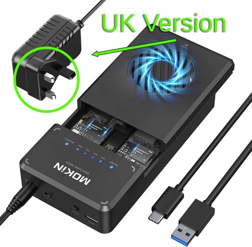 Mokin nvme dual enclosure - m.2,