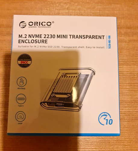 Orico nvme 2230 enclosure - m.2,