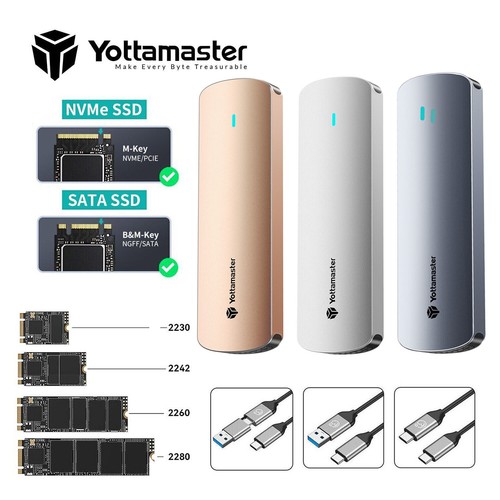 Yottamaster nvme sata - nvme/sata, ssd