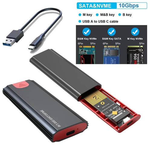 Nvme sata ssd case - nvme,