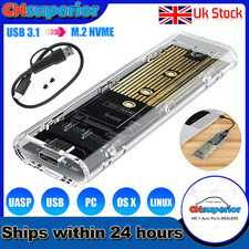 Clear M.2 NVMe SSD to USB 3.2