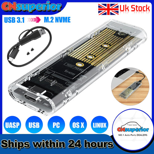 Clear nvme ssd usb 3 - m.2,