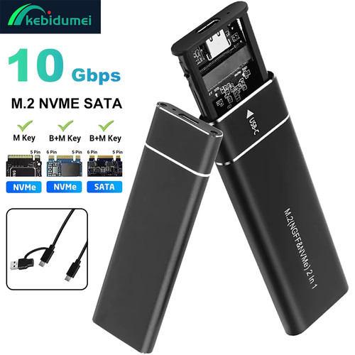 Sata nvme ssd enclosure - m.2,