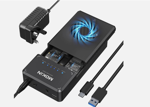Mokin nvme dual enclosure - nvme,