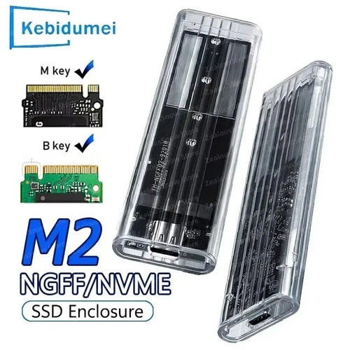 Nvme sata ssd - m.2, enclosure