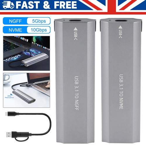 Nvme sata ssd enclosure - m.2,