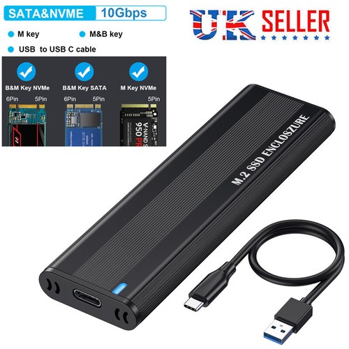 Nvme sata ssd enclosure - m.2,