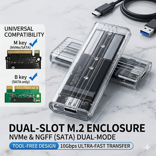 Nvme sata ssd - sata, enclosure