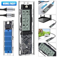 LCD M.2 NVMe NGFF SSD to USB
